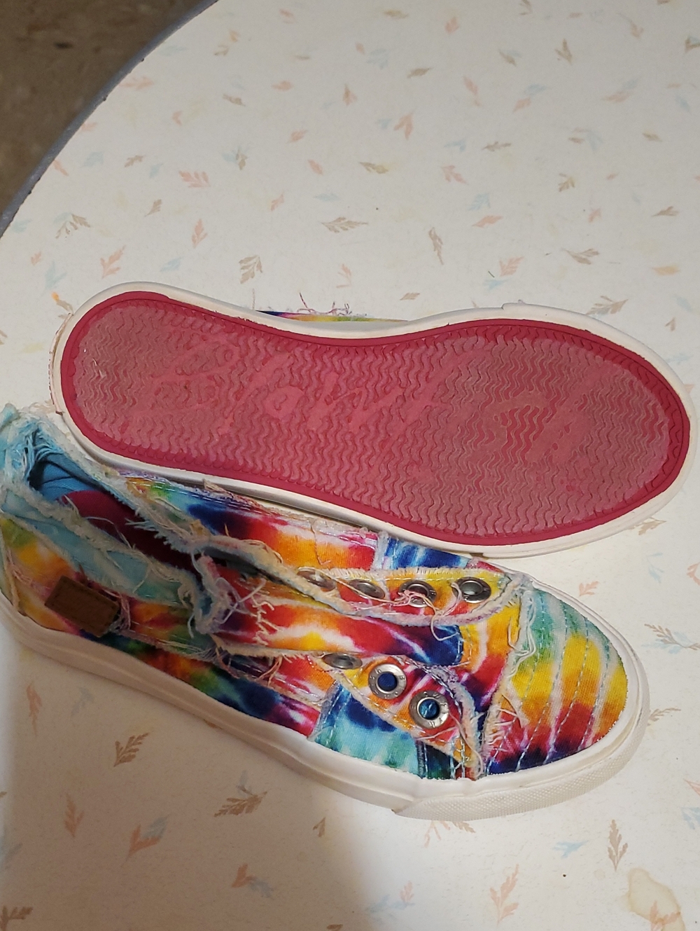 Kids Blowfish Brand Tie-Dye Slip-On Sneakers - Multicolor